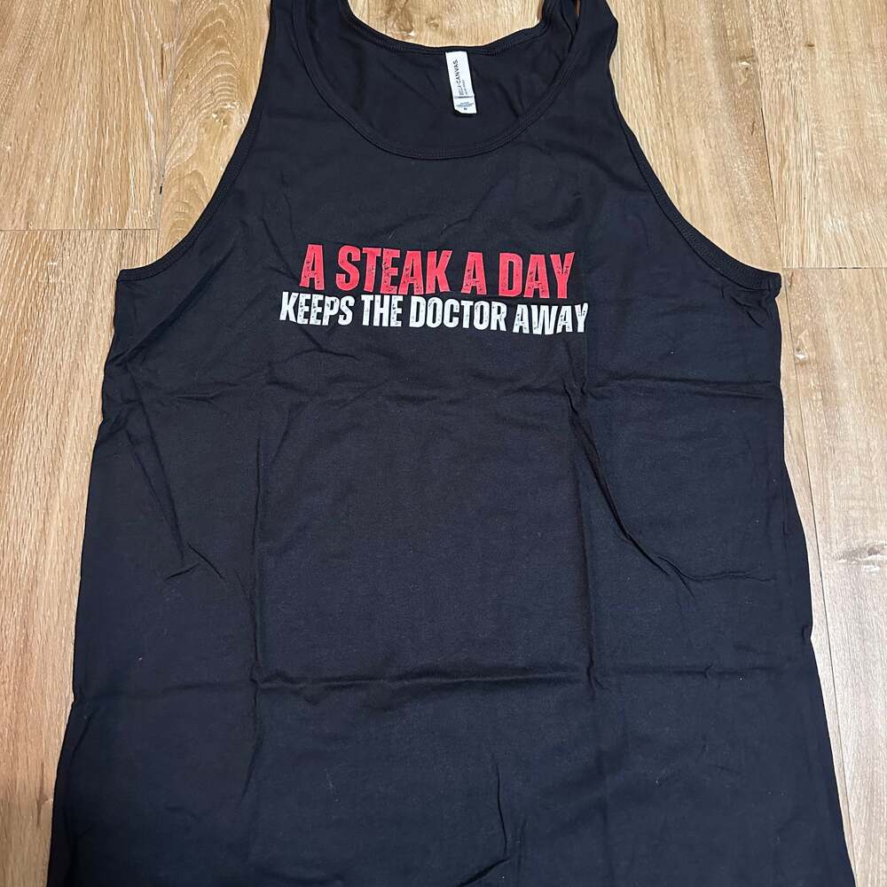A Steak A Day Keeps The Doctor Away Tank Top